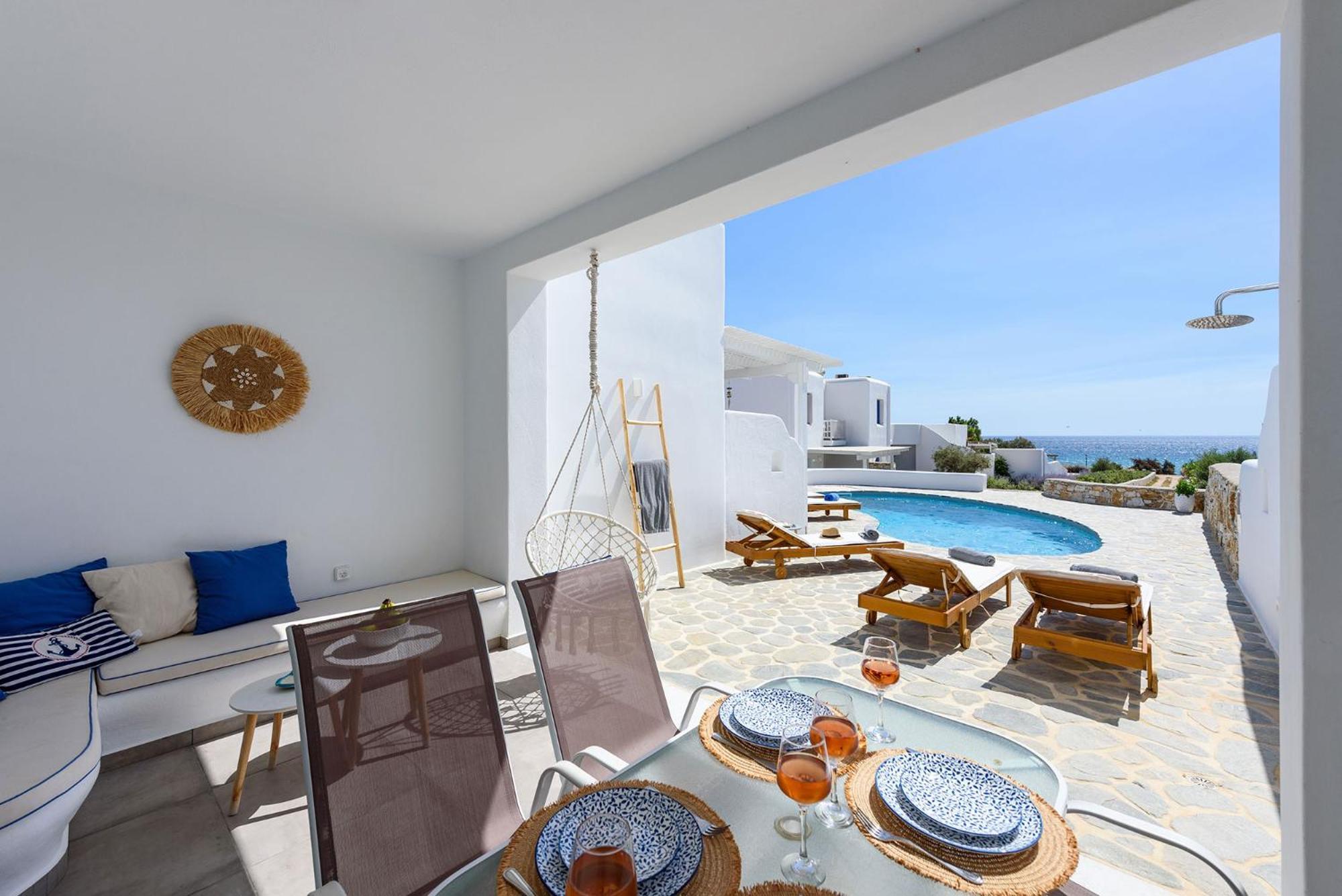Helen Beach Front Luxury Villas Kastraki  Exterior photo