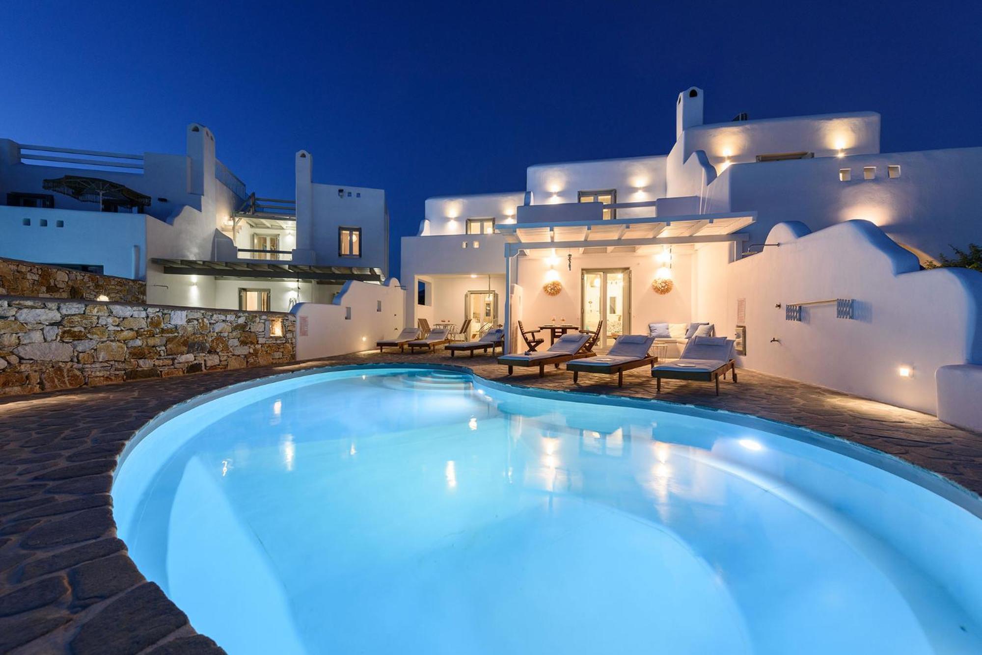 Helen Beach Front Luxury Villas Kastraki  Exterior photo